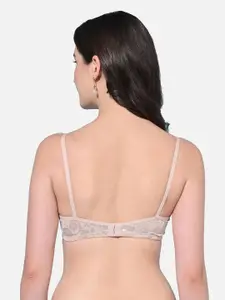 FIMS Floral Printed Lightly Padded Medium Coverage Everyday Bra