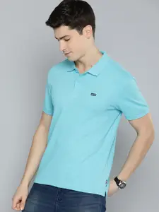 Levis Self Design Polo Collar Pure Cotton T-shirt
