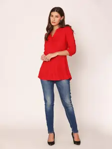 Vami Band Collar Kurti