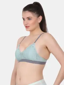 Amour Secret Floral Lace Full Coverage Lightly Padded Everyday Bra