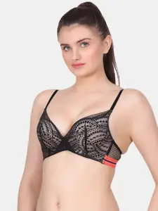 Amour Secret Full Coverage Lightly Padded Lace Everyday Bra