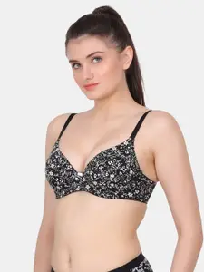 Amour Secret Polka Dot Bra Full Coverage Underwired Lightly Padded
