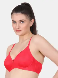 Amour Secret Geometric Printed Bra With Full Coverage Lightly Padded