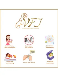 Vighnaharta Set Of 4 Gold-Plated Stone-Studded & Beaded Nose Ring