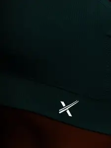 HRX by Hrithik Roshan Solid Seamless Full Coverage Lightly Padded Workout Bra