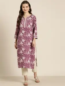 HERE&NOW Floral Print Kurta