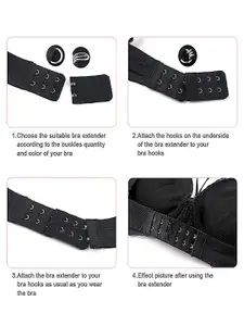 NOIRA Set Of 6 Bra Extenders