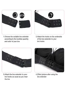 NOIRA Set Of 6 Bra Extenders