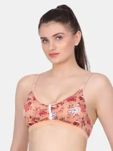 Amour Secret Floral Printed Full Coverage Lightly Padded Everyday Bra