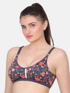 Amour Secret Floral Printed Full Coverage Lightly Padded Everyday Bra