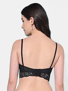 FIMS Floral Full Coverage Lightly Padded Bra All Day Comfort