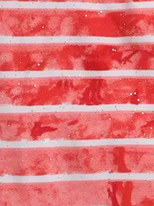 taffykids Girls Striped Crop Top With Trousers