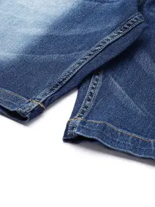 Kook N Keech Men Washed Slim Fit Denim Shorts
