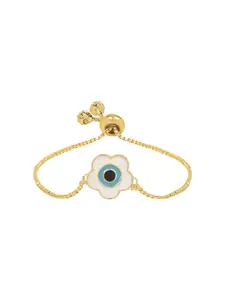 I Jewels Set Of 2 Gold-Plated Charm Bracelet