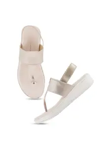 Walkfree Open Toe Comfort Heels With Backstrap