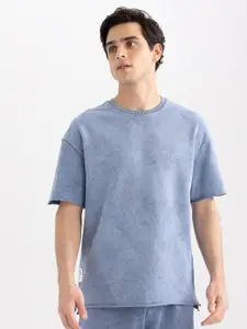 DeFacto Knitted Cotton Casual T-shirt