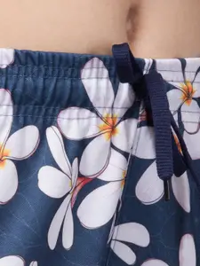 FFLIRTYGO Women Floral Printed Lounge Pants