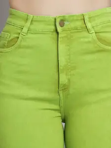 BAESD Women Flared High-Rise Stretchable Jeans