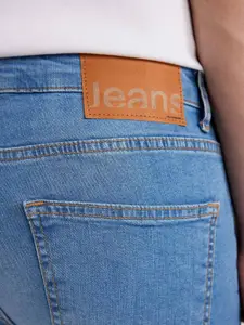 DeFacto Men Washed Skinny Fit Denim Shorts