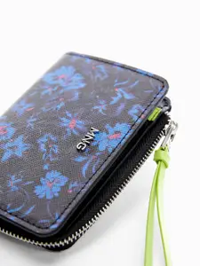 MANGO Women Floral Printed Two Fold Wallet