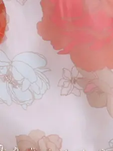 taffykids Girls Floral Printed Top with Skirt