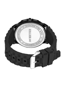 Killer Men Brass Dial & Bracelet Style Straps Analogue Watch KL-9400-ORANGE