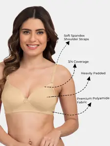 Tweens Pack Of 3 Bra Half Coverage Heavily Padded