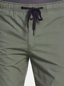 Octave Men Mid-Rise Cotton Track Pants