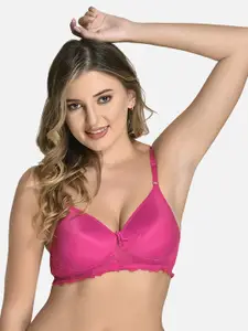 StyFun Pack of 6 Floral Lace Everyday Bra - Full Coverage Lightly Padded