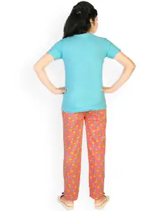 BAESD Girls Printed Night suit