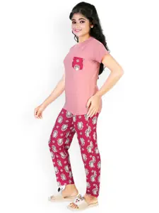 BAESD Girls Printed Night suit
