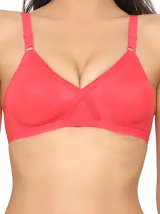 Aimly Seamless Medium Coverage All Day Comfort Non-Wired Non-Padded Cotton T-shirt Bra