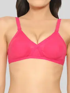 Aimly Seamless Medium Coverage All Day Comfort Non-Wired Non-Padded Cotton T-shirt Bra