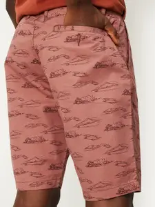 max Men Conversational Printed Pure Cotton Shorts