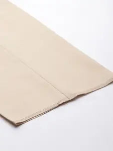 Van Heusen Men Checked Custom Fit Formal  Trousers