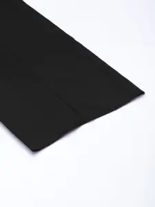 Van Heusen Men Textured Slim Fit Formal Trousers