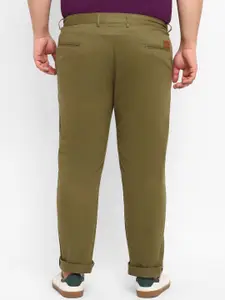 Urbano Plus Men Mid Rise Pure Cotton Chinos