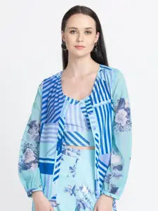 SHAYE Striped Classic Long Sleeves Casual Shirt