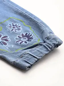 DressBerry Women Slim Jogger Fit Printed Stretchable Jeans