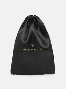 House of Pataudi Woven Design Ethnic Slim Heels