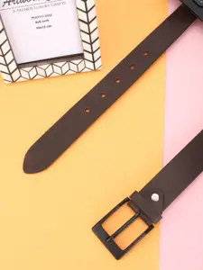 Roadster Men Formal Textured Leather Belt