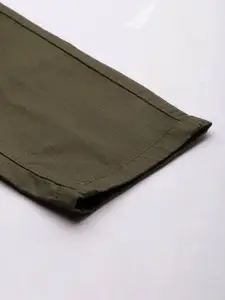 U.S. Polo Assn. Men Solid Mid-Rise Austin Trim Fit Chinos Trouser