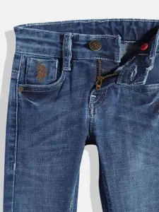 U.S. Polo Assn. Kids Boys Slim Fit Clean Look Stretchable Jeans