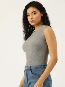 Monte Carlo Women Ribbed Sleeveless Pullover