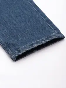 Nautica Men Slim Fit Low Distress Light Fade Stretchable Jeans