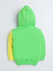 BUMZEE Boys Graphic Printed Hooded Cotton Sweatshirt