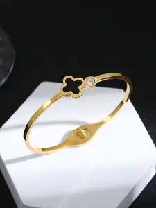 MYKI Gold-Plated Kada Bracelet