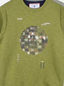 Monte Carlo Boys Graphic Printed  Pullover Sweatshirt