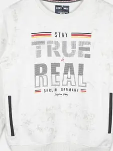 Monte Carlo Boys Typography Printed Sweatshirt
