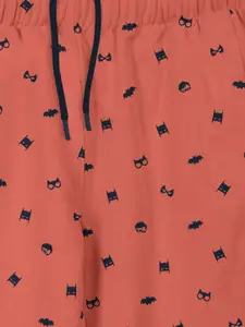 HELLCAT Boys Conversational Printed Track Pants